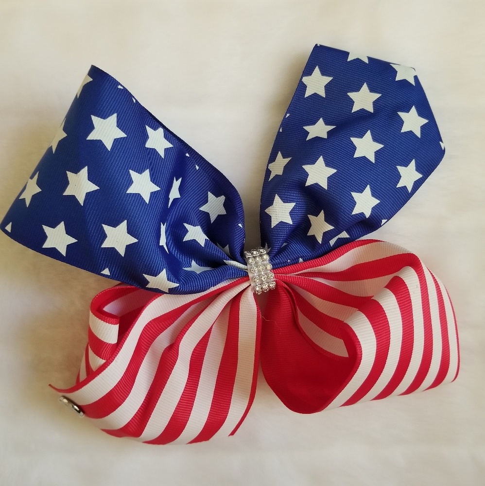 Jojo Siwa American Flag Bow